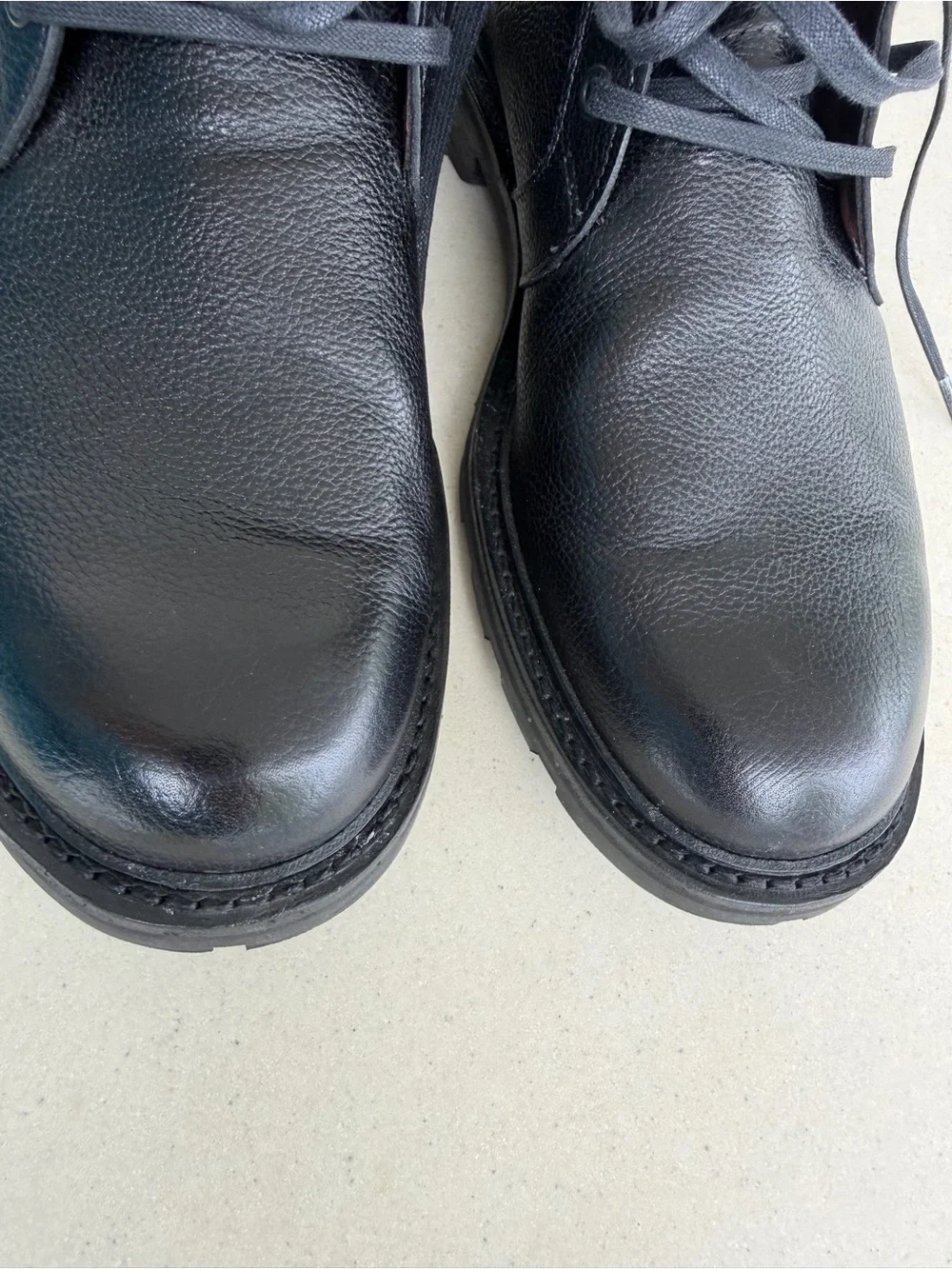 Allen Edmonds Alpine Chukka Pebble Leather Boots Black Weatherproof Men Size 8.5